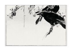 2/15 Sorozat 70*50 cm Antik madaras ázsiai nyomat reprodukciója, poszter, plakát, reprint ukiyo-e