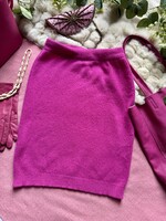 36-38-as angóra gyapjú ciklámen színű meleg szoknya