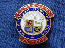 Mackintosh Bowling Club (Centenary 1891-1991) jelvénye