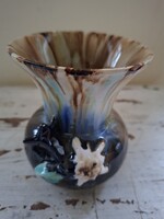 Austria Liezen havasgyopár díszítésű kerámia váza