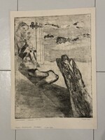 Finta Edit: Eltávolodás - rézkarc