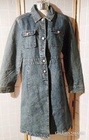 XL ES SOSEM HASZNÁLT ELÖL ÉKSZER GOMBOS FARMER RUHA