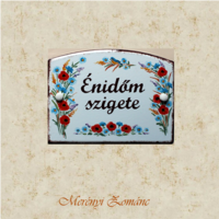 Tűzzománc házszám tábla, egyedi, megrendelésre.