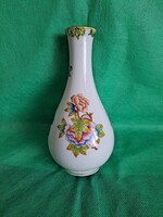 Herendi Victoria mintás porcelán váza, 16 cm, (Viktória)