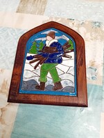 Ólomüveg keretezve