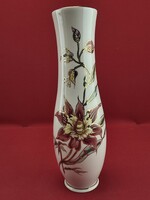 Zsolnay orchidea mintás 25 cm-es váza