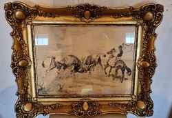 Benyovszky István 50x37cm grafika