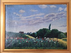 Klein József (1896 - 1945) Virágos mező (Nyár Nagybányán), 1934