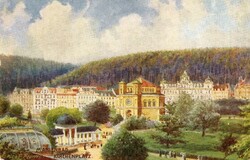 Képeslap: Marienbad, Csehország, 1910-20.