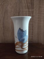 Rosenthal kézi festésű, signált váza