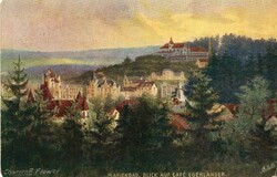Képeslap: Marienbad, Csehország, 1910-20.