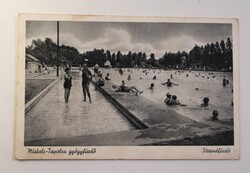 Képeslap, Miskolctapolca, strandfürdő, Márton Jenő felvétele. Margit fényképészet. No. 410