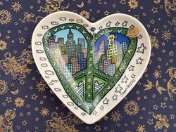 James Rizzi Goebel szív tálka