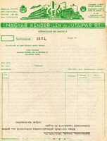 Levél: Magyar Kender, - Len - és Jutaipar Rt. 1945 Szeged.