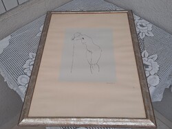 1,-Ft Kádár György tus rajz