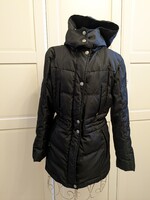 Luxus márkás BOGNER fekete téli kabát, parka ,tolltöltetes , kamasz 140-146 cm-re