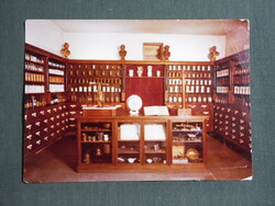 Képeslap,Forte fotó,Sopron,Patika múzeum látkép,részlet, 1970-