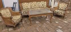 Antique Viennese Baroque Lounge Suite