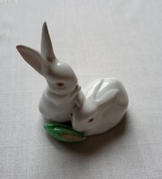 Herendi porcelán nyúl nyuszi figura