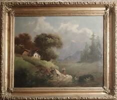 Biedermeier, romantic landscape painting