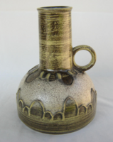 Fat lava kerámia füles váza