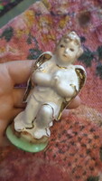 Kb 10,5 cm-es , magyar ( Kocsis ) angyalka , szép sérülésmentes állapotban .