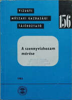 Horváth Imre: A szennyvízhozam mérése