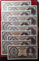 10 db Egymilliárd Pengő. VF