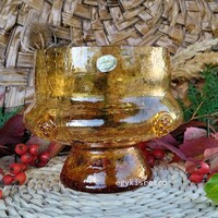 Bohemia Glass Jan Havelka üveg váza