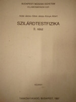 Dr. Kónya Albert-dr. Antal János, Dr. Giber János: Szilárdtestfizika II. rész