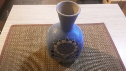 Ukrán mázas kerámia váza.