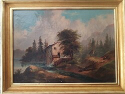 Biedermeier, romantic landscape painting