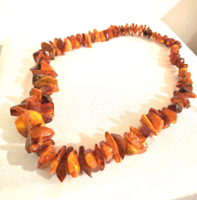 Extra Méretű Eredeti borostyán nyaklánc 140gr !!