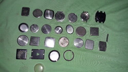 Antik régi és újabb óra karóra alkatrészek- ÜVEGEK HÁTLAPOK - EGYBEN a képek szerint 20.