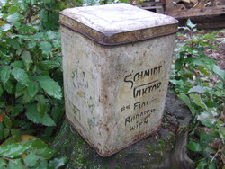 Antik lemez doboz bonbonos doboz