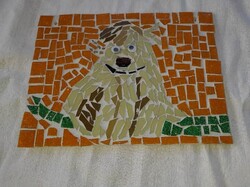 Mozaik kép /Pom-Pom /