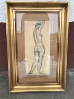 Perlrott Csaba Vilmos akt grafika !!