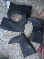 Kettő par megunt Retro gumicsizma