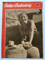 1956 április 4  /  Béke és Szabadság  /  Újság - Magyar / Hetilap. Ssz.:  28837