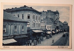 Képeslap, Miskolc, Széchenyi utca 1927, Barasits János kiadása, Móriczné N. Lenke felvétele