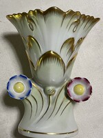 Herendi porcelán Viktória mintás kis váza