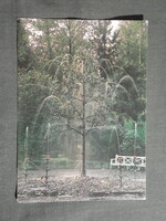 Képeslap,Oroszország,Leningrád,Szentpétervár,Petrodvorec palota,kastély,szökőkút látkép,1987-