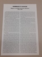 Kassák-leporelló 1-4.