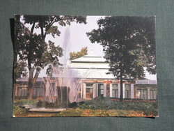 Képeslap,Oroszország,Leningrád,Szentpétervár,Petrodvorec palota,kastély,szökőkút látkép,1987-