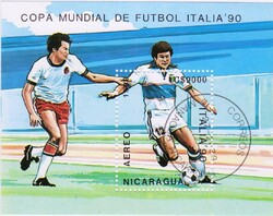 Nicaragua légiposta bélyeg blokk 1984