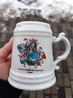 "Nagybányai Horty nemzetség" címeres korsó-kőporc