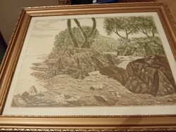 Weisz Zsuzsa rézkarc