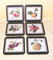 Gyümölcsös poháralátét 6 db