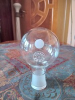 Régi francia PYREX fújt üveg lombik- 250 ml