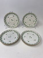 6db Óherendi petrezselymes, petrezselyen mintás porcelán süteményes tányér RZ